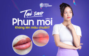 Nguyên Nhân Phun Môi Không Lên Màu